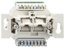 Jung ECO profi EPUAE8-8UPOK5US Розетка компьютерная (2хRJ45, cat.5, UAE, неэкр., механизм, скрытая установка)