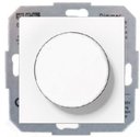 Jung ECO Profi 5544.02VEINS/1WW Светорегулятор роторный (400 Вт, под рамку, скрытая установка, белый)