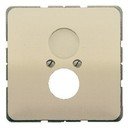Jung CD500 CD562GB Крышка розетки аудио (2xRCA, золотая бронза)