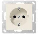 Jung CD500 CD120 Розетка с заземляющим контактом (16 А, под рамку, безвинт. зажим, скрытая установка, слоновая кость)