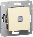 Legrand Cariva 773713 Выключатель одноклавишный без фиксации (10 А, под рамку, подсветка, с/у, слоновая кость)