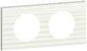 Legrand Celiane 069012 Рамка 2-постовая (Corian белый рельеф)