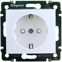 Legrand Valena 694269 Розетка с заземляющим контактом (16 А, под рамку, скрытая установка, шторки, белый)