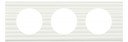 Legrand Celiane 069013 Рамка 3-постовая (Corian белый рельеф)