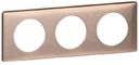 Legrand Celiane 068993 Рамка 3-постовая (медь)