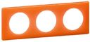 Legrand Celiane 066653 Рамка 3-постовая (оранжевый муар)