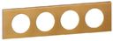 Legrand Celiane 069134 Рамка 4-постовая (золото)