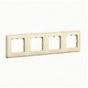 Legrand Cariva 773754 Рамка 4-постовая (слоновая кость)