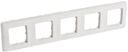 Legrand Cariva 773655 Рамка 5-постовая (белая)