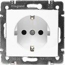 Legrand Valena 774420 Розетка с заземляющим контактом (16 А, под рамку, скрытая установка, белый)