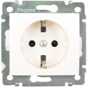 Legrand Valena 774421 Розетка с заземляющим контактом (16 А, под рамку, скрытая установка, шторки, белый)