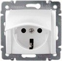 Legrand Valena 774422 Розетка с заземляющим контактом (16 А, под рамку, скрытая установка, крышка, белый)
