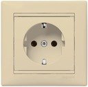 Legrand Valena 774323 Розетка с заземляющим контактом (16 А, в сборе, скрытая установка, слоновая кость)
