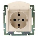 Legrand Valena 774322 Розетка с заземляющим контактом (16 А, под рамку, скрытая установка, крышка, слоновая кость)