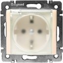 Legrand Valena 774120 Розетка с заземляющим контактом (16 А, IP44, под рамку, скрытая установка, шторки, крышка, слоновая кость)