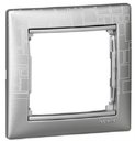 Legrand Valena 770341 Рамка 1-постовая (универсальная, алюминий модерн)