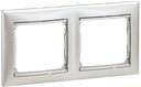 Legrand Valena 770152 Рамка 2-постовая (универсальная, алюминий)