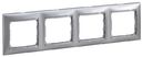 Legrand Valena 770154 Рамка 4-постовая (универсальная, алюминий)
