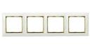 Legrand Valena 774284 Рамка 4-постовая (горизонтальная, золото)
