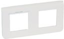 Legrand Mosaic 078725 Рамка 2х2 модуля (антибактериальная, горизонтальная, белая)