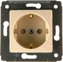 Legrand Cariva 773721 Розетка с заземляющим контактом (16 А, под рамку, скрытая установка, шторки, слоновая кость)