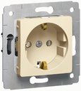 Legrand Cariva Diy 695917 Розетка с заземляющим контактом (16 А, под рамку, скрытая установка, шторки, слоновая кость)