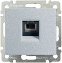 Legrand Valena 770138 Розетка телефонная (RJ11, под рамку, скрытая установка, алюминий)