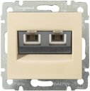 Legrand Valena 774339 Розетка телефонная (2xRJ11, под рамку, скрытая установка, слоновая кость)