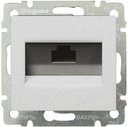 Legrand Valena 770238 Розетка компьютерная (RJ45, UTP, Cat.5e, под рамку, скрытая установка, алюминий)