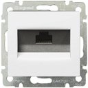 Legrand Valena 774244 Розетка компьютерная (RJ45, STP, Cat.6e, под рамку, скрытая установка, белая)