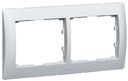 Legrand Galea Life 771302 Рамка 2-постовая (горизонтальная, soft aluminium)