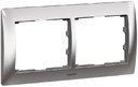 Legrand Galea Life 771932 Рамка 2-постовая (горизонтальная, metal chrome)