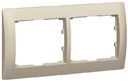 Legrand Galea Life 771402 Рамка 2-постовая (горизонтальная, titanium)