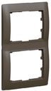 Legrand Galea Life 771206 Рамка 2-постовая (вертикальная, dark bronze)