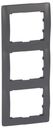 Legrand Galea Life 771207 Рамка 3-постовая (вертикальная, dark bronze)
