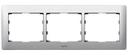 Legrand Galea Life 771953 Рамка 3-постовая (горизонтальная, metal brushed aluminium)