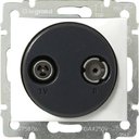 Legrand Valena 774434 Розетка телевизионная (TV+R, под рамку, скрытая установка, проходная, белый)