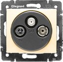 Legrand Valena 774110 Розетка телевизионная (TV+R+SAT, под рамку, скрытая установка, 1.5 дБ, слоновая кость)