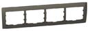 Legrand Galea Life 771204 Рамка 4-постовая (горизонтальная, dark bronze)