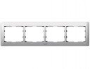Legrand Galea Life 771954 Рамка 4-постовая (горизонтальная, metal brushed aluminium)