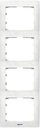 Legrand Galea Life 771718 Рамка 4-постовая (вертикальная, corian everest)