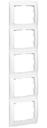 Legrand Galea Life 771009 Рамка 5-постовая (вертикальная, white)