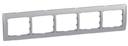 Legrand Galea Life 771305 Рамка 5-постовая (горизонтальная, soft aluminium)