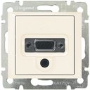 Legrand Valena 774182 Розетка видео/аудио (VGA+Audio, под рамку, скрытая установка, слоновая кость)