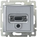 Legrand Valena 770282 Розетка видео/аудио (VGA+Audio, под рамку, скрытая установка, алюминий)