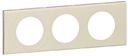 Legrand Celiane 069433 Рамка 3-постовая (кожа макиато)