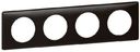 Legrand Celiane 068984 Рамка 4-постовая (карбон)
