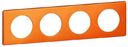 Legrand Celiane 068764 Рамка 4-постовая (оранж пунктум)