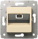 Legrand Cariva 773738 Розетка телефонная (RJ11, под рамку, скрытая установка, слоновая кость)