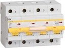 IEK ВА47-100 MVA40-4-032-C Автоматический выключатель четырехполюсный 32А (10 кА, C)